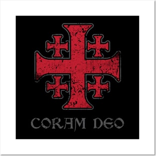 Coram Deo Jerusalem Cross Posters and Art